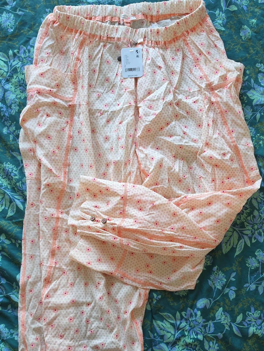 Free People Haram lounge sleep pants - Pink Floral